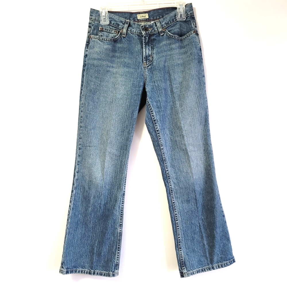 L.L. Bean 100% Cotton Jeans Size 6 Petite
